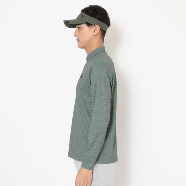 種類7：カーキ(1180)/L キャロウェイ ロゴプリント オニカノコ 長袖