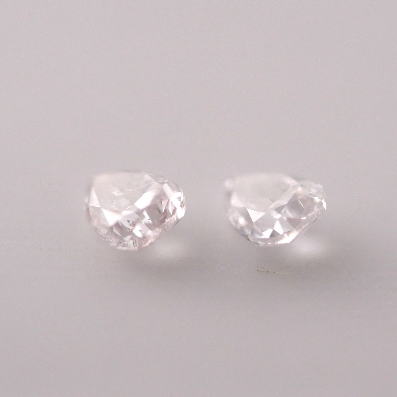 マッチングペア】0.084ct 0.085ct 天然ピンクダイヤモンドルース FP 
