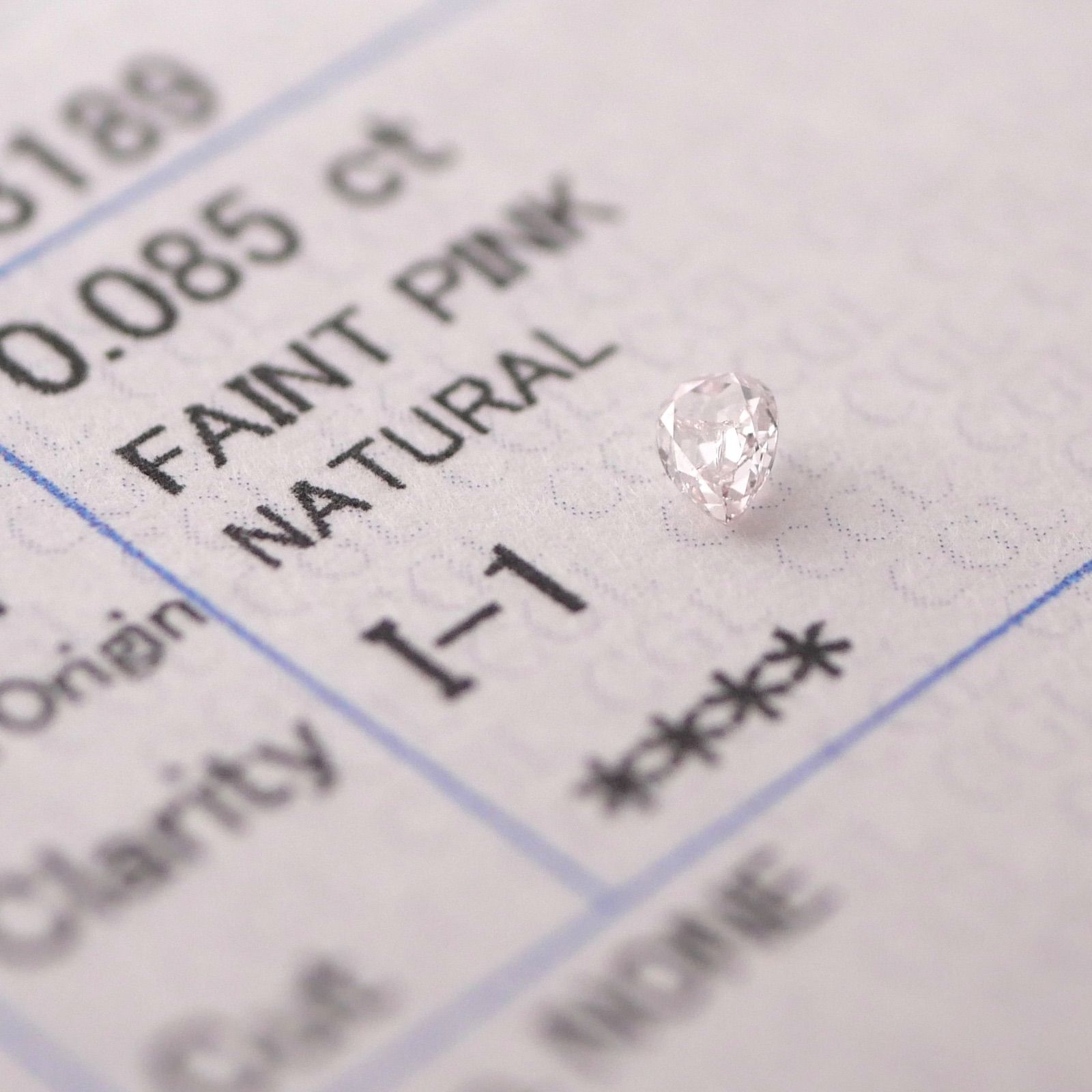 マッチングペア】0.084ct 0.085ct 天然ピンクダイヤモンドルース FP 