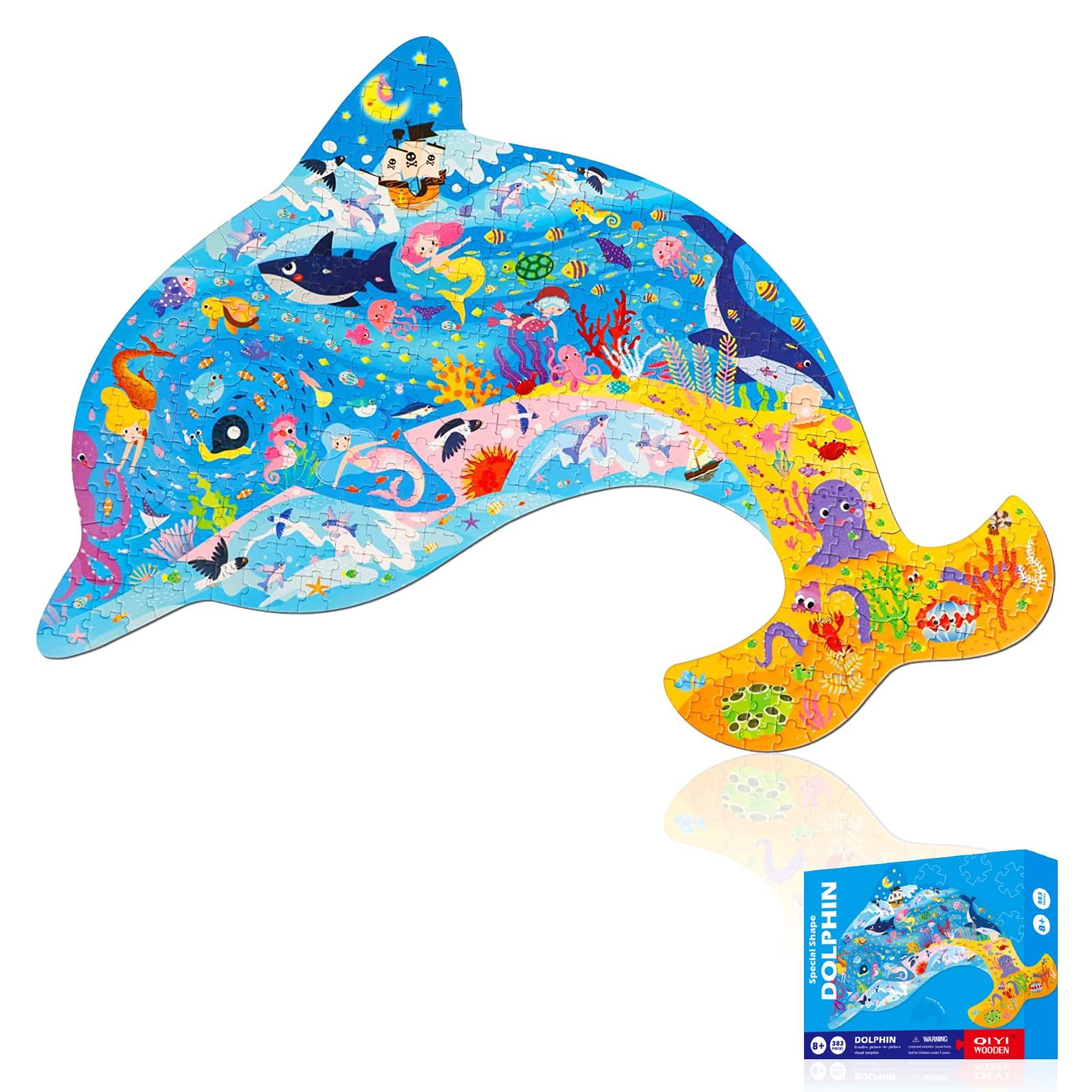 パズル 恐竜 動物 子供 300ピース 500ピース 小学生 こども (イルカ
