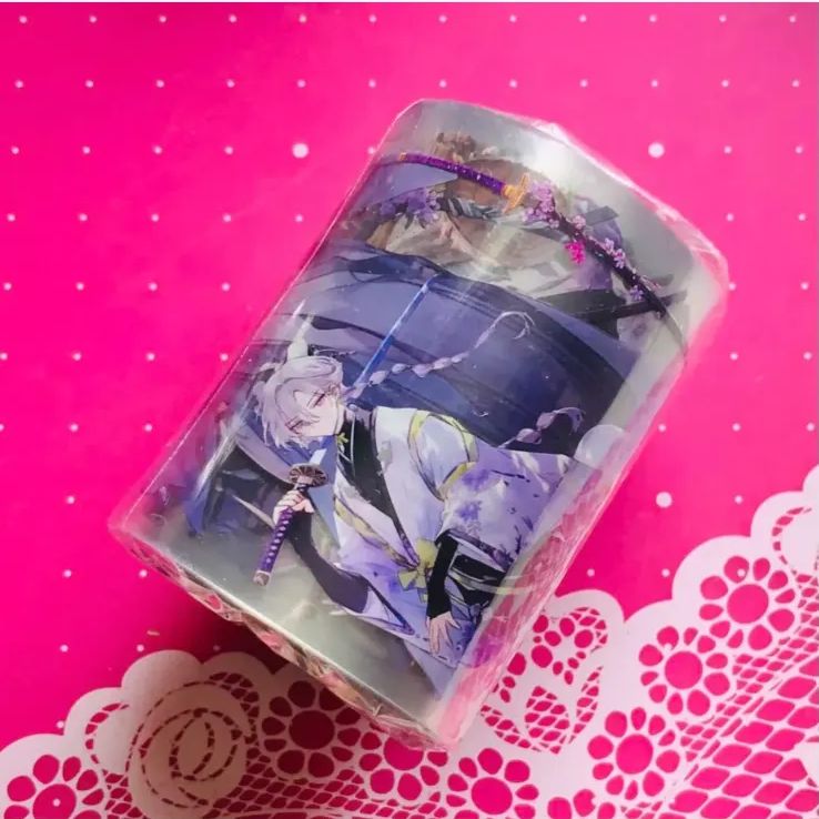 贝壳光 6cm×10m 无名剑客 海外マスキングテープ 海外マステ 人物 和服