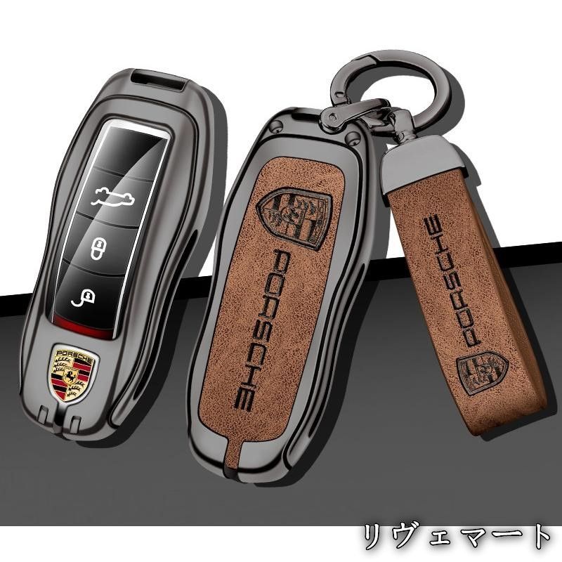美品・未使用新品】◇ポルシェ PORSCHE◇深錆色/ブラウン◇キーケース