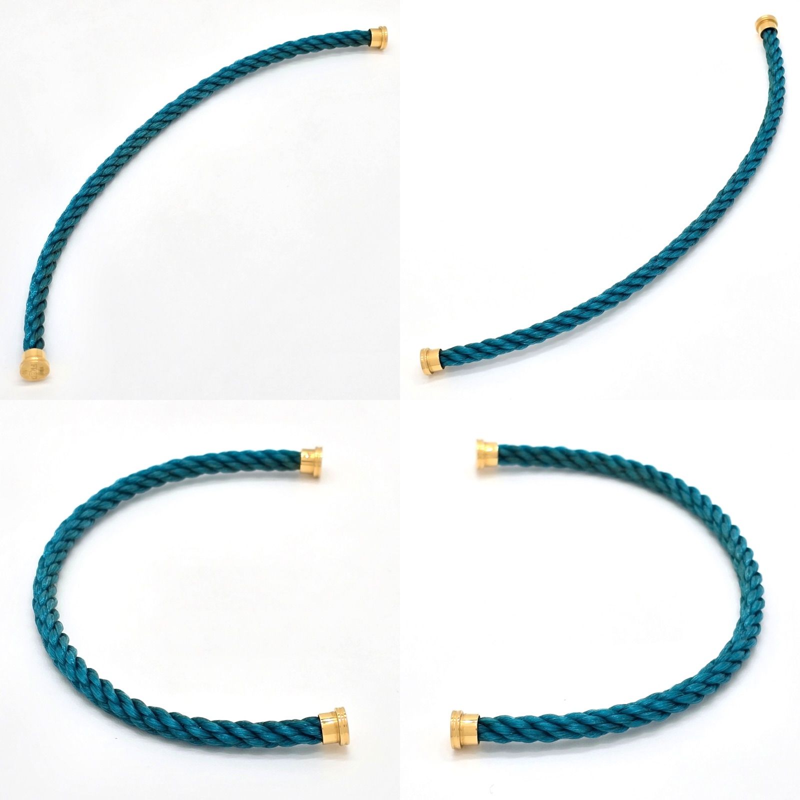 FRED フレッド フォース10ブレスレット用 替え ターコイズケーブル