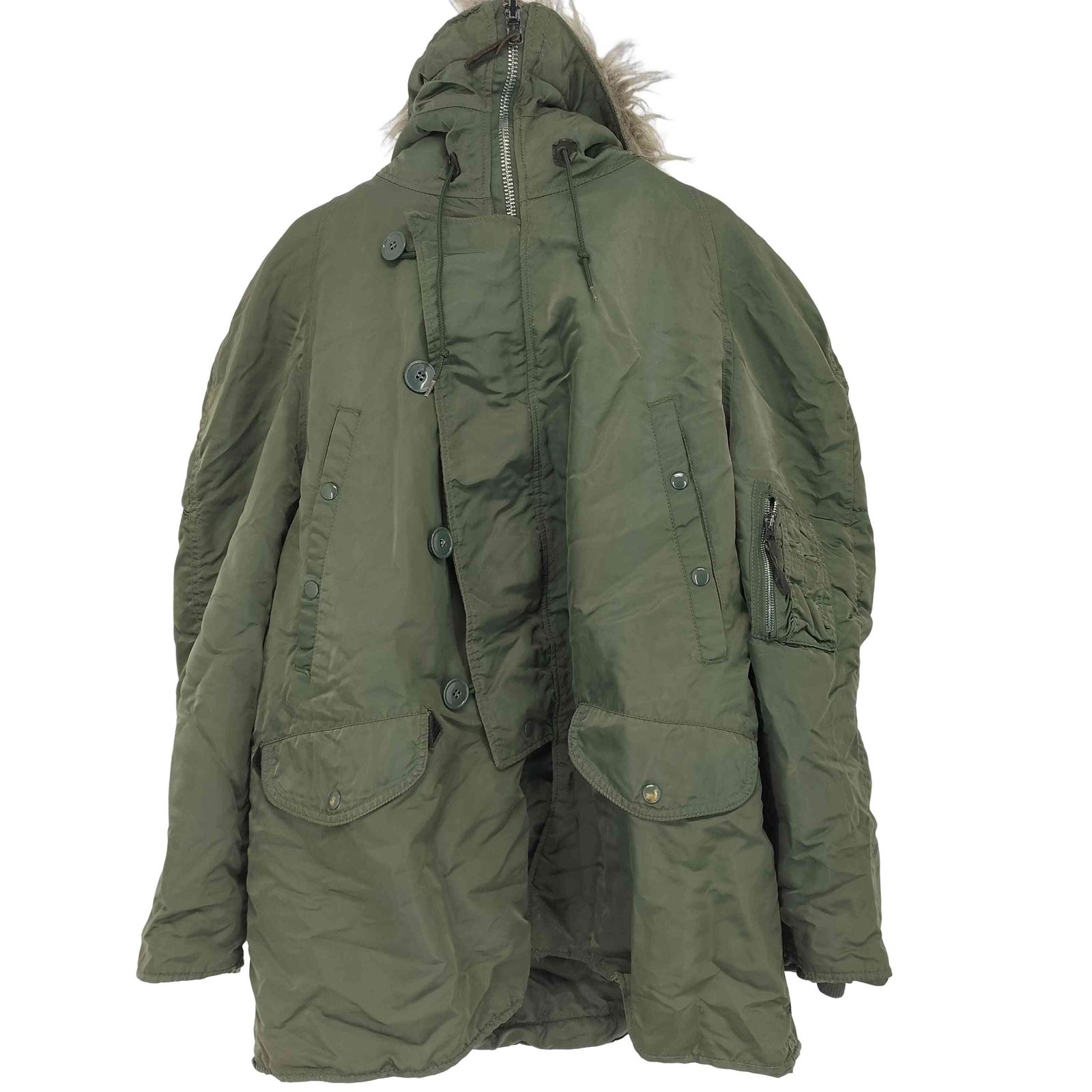 アルファ ALPHA USA製 N-3B フライトジャケット メンズ import：L