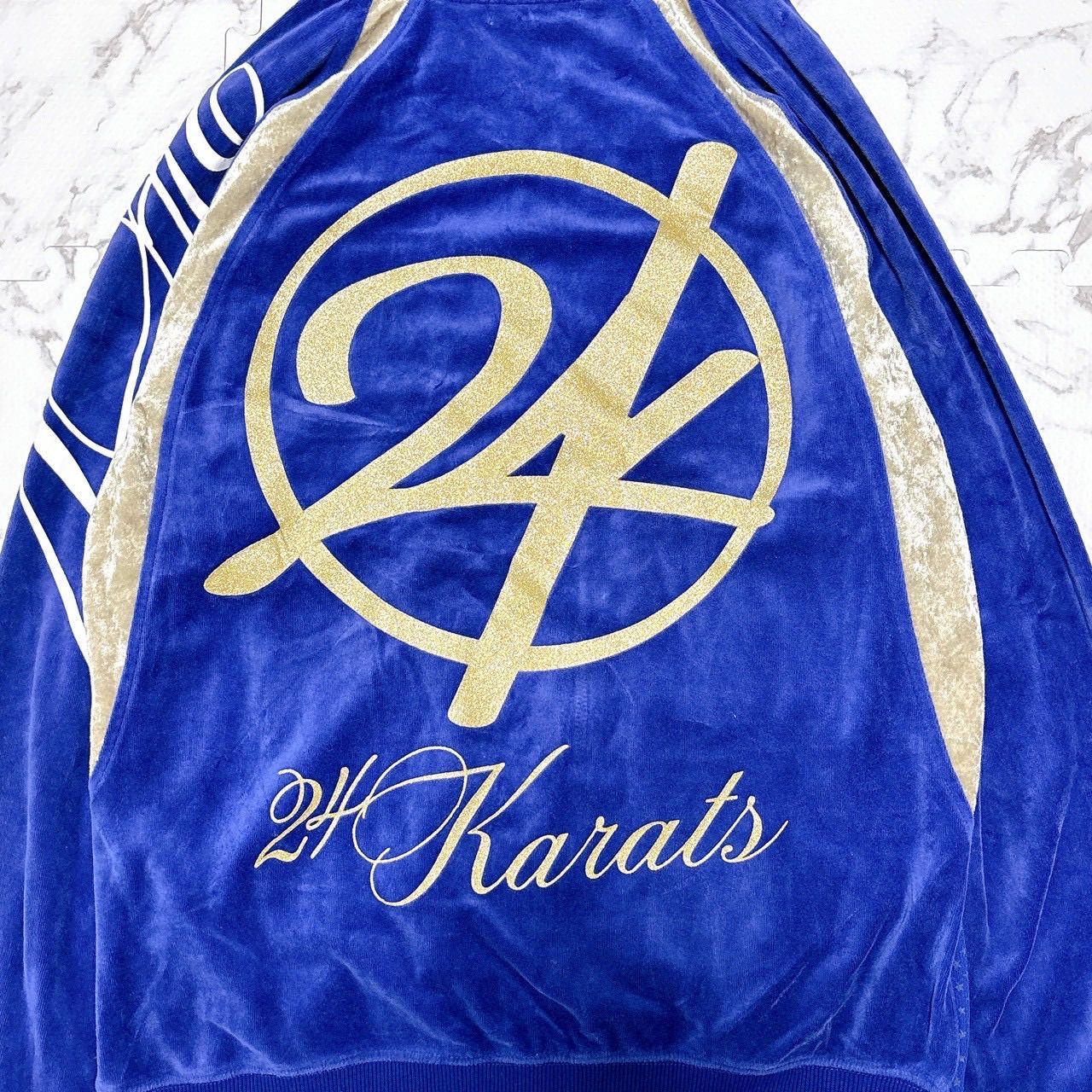 【激レア】ベロア 24karats EXILE 2010 セットアップ ブルー 激レア】ベロア 24karats EXILE 2010 セットアップ ブルー 24karats