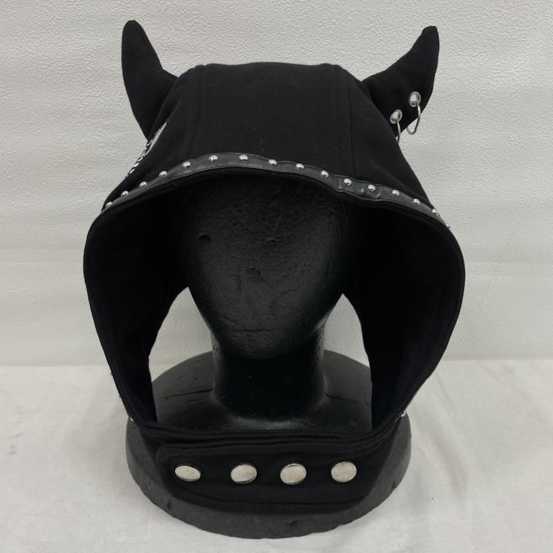 古着 Gamuchu ガムチュ ニンゲンやめたい Monster Hood 破懐骨りあ ツノ スタッズ フード ピアス 地雷系 メンズ ISItems その他 帽子 メンズ
