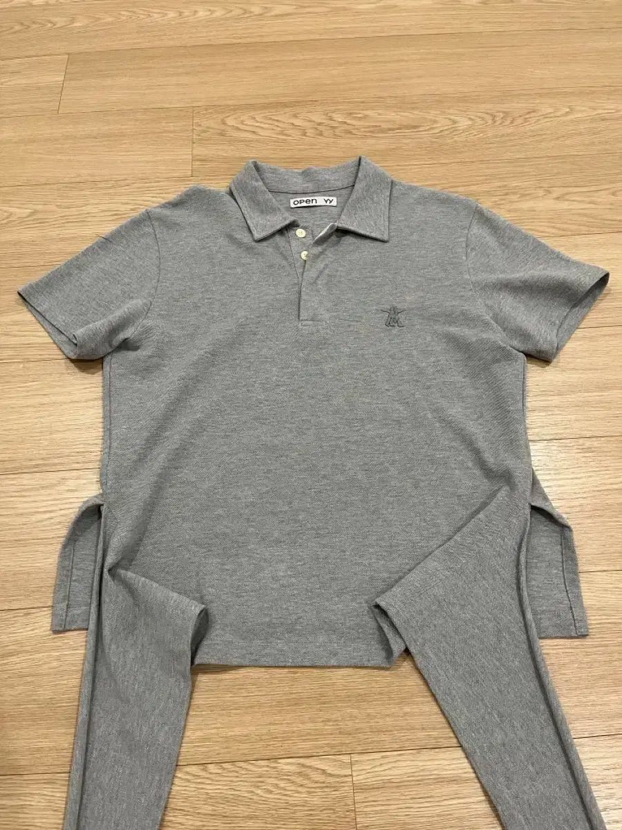Openyy オープンワイワイ ポロTシャツ グレー - メルカリ