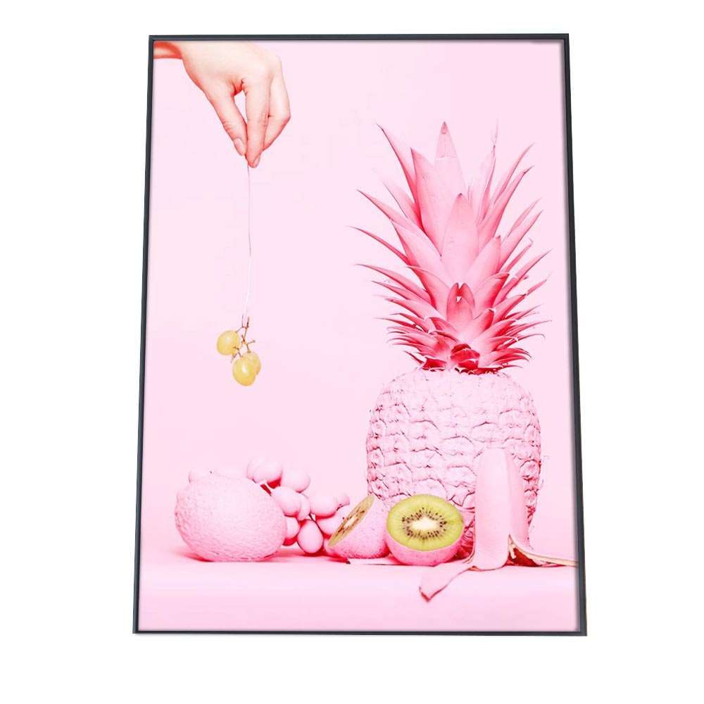 B1サイズ（約73x103cm）】【an-poster-428】ピンク 料理 食品 ポスター