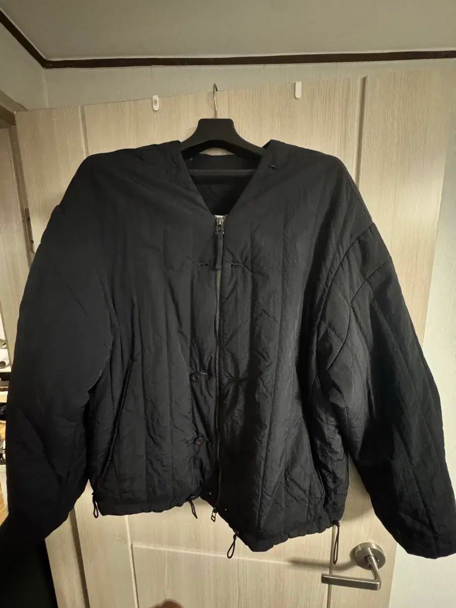 ポリテル キルトライナー カーディガン