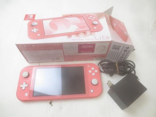 品 ゲーム Nintendo switch ニンテンドースイッチ 本体 HDH-001 コーラルピンク 動作品 箱 付き