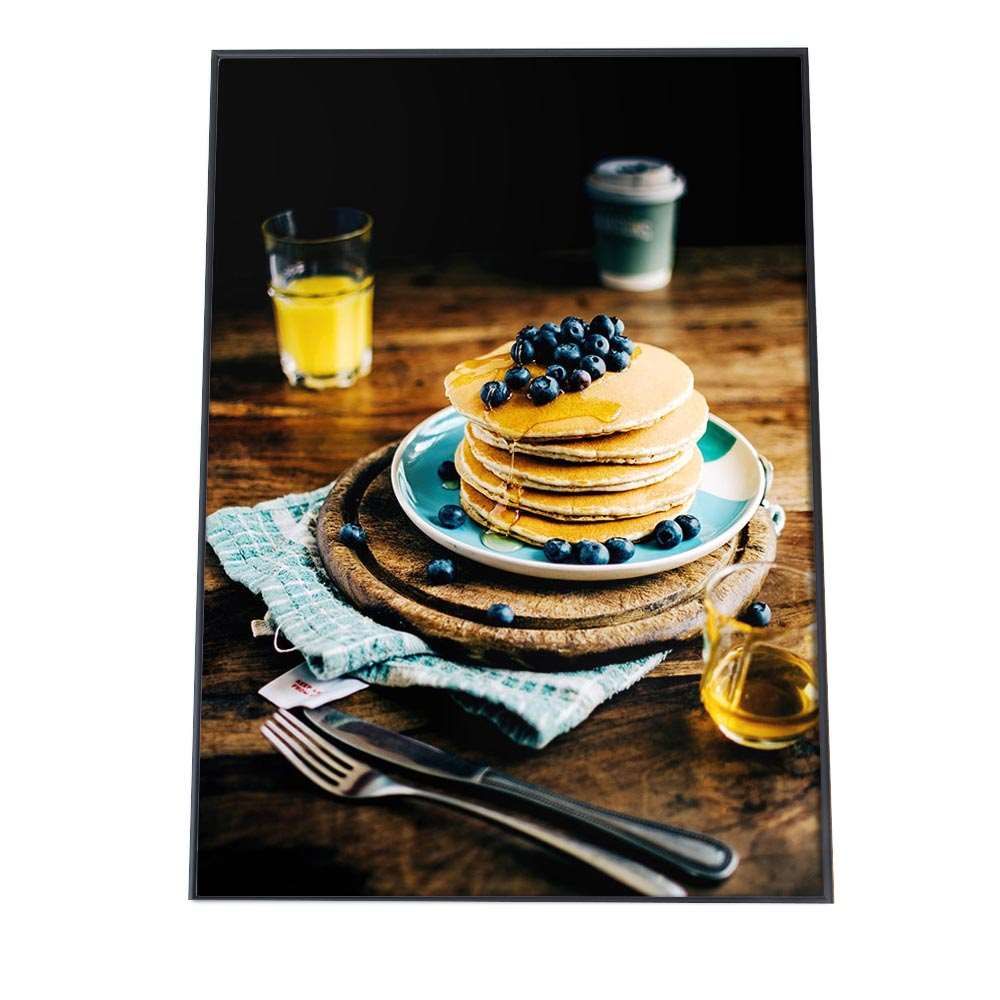 A 約42 x 59 cm an poster 451 パンケーキ 料理 食品 ポスター EFPI 絵画 朝食 インテリア スーパー キッチン 旅館 ホテル ロビー 食べ物 フード ドリンク 縦