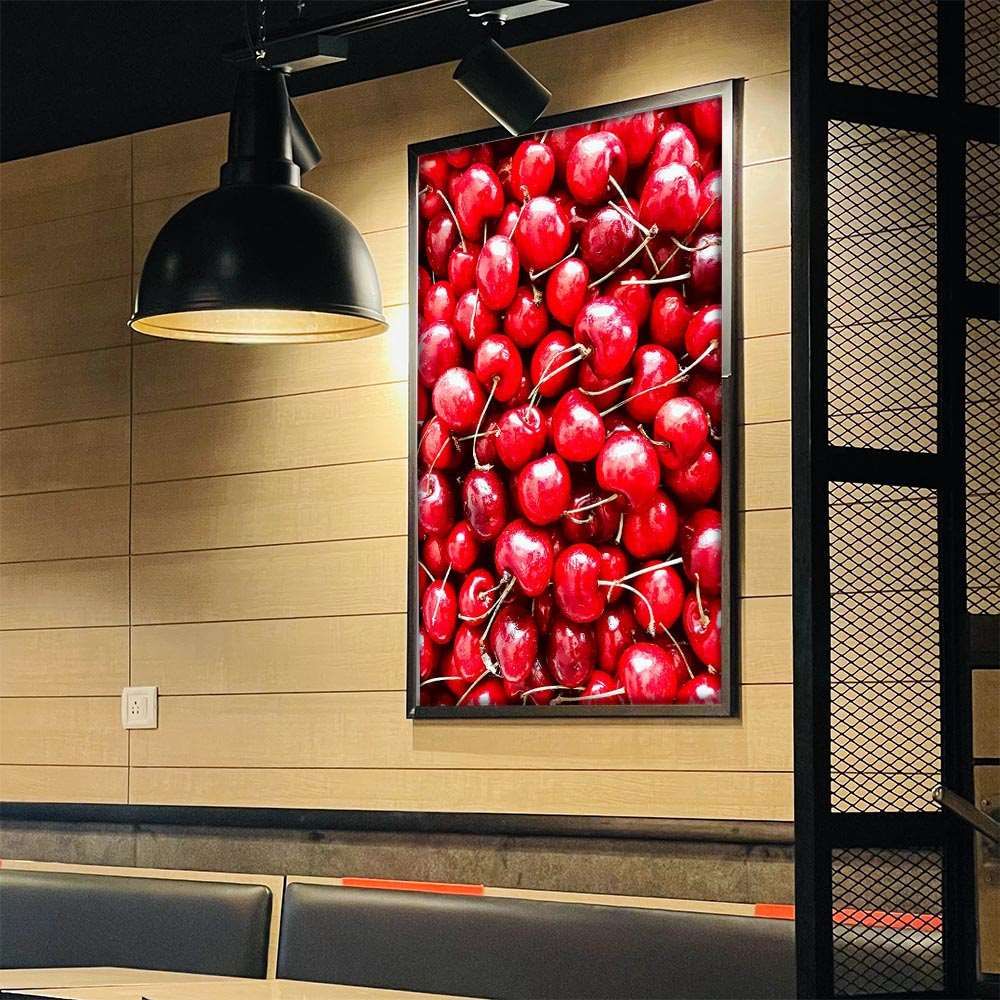 B1サイズ（約73x103cm）】【an-poster-452】チェリー さくらんぼ 料理