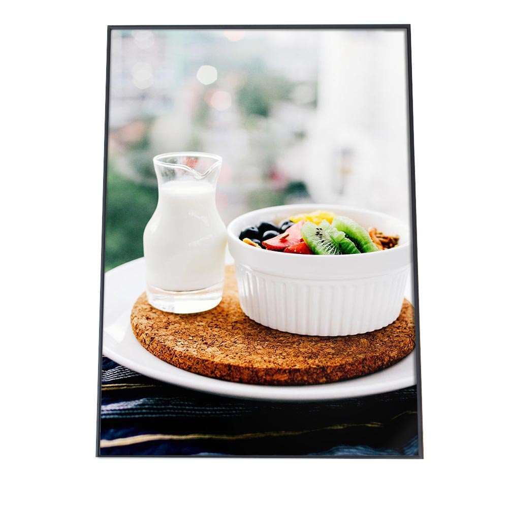 B 約51 x 73 cm an poster 453 ミルク 料理 食品 ポスター EFPI 絵画 朝食 インテリア スーパー キッチン 旅館 ホテル ロビー 食べ物 フード ドリンク 縦