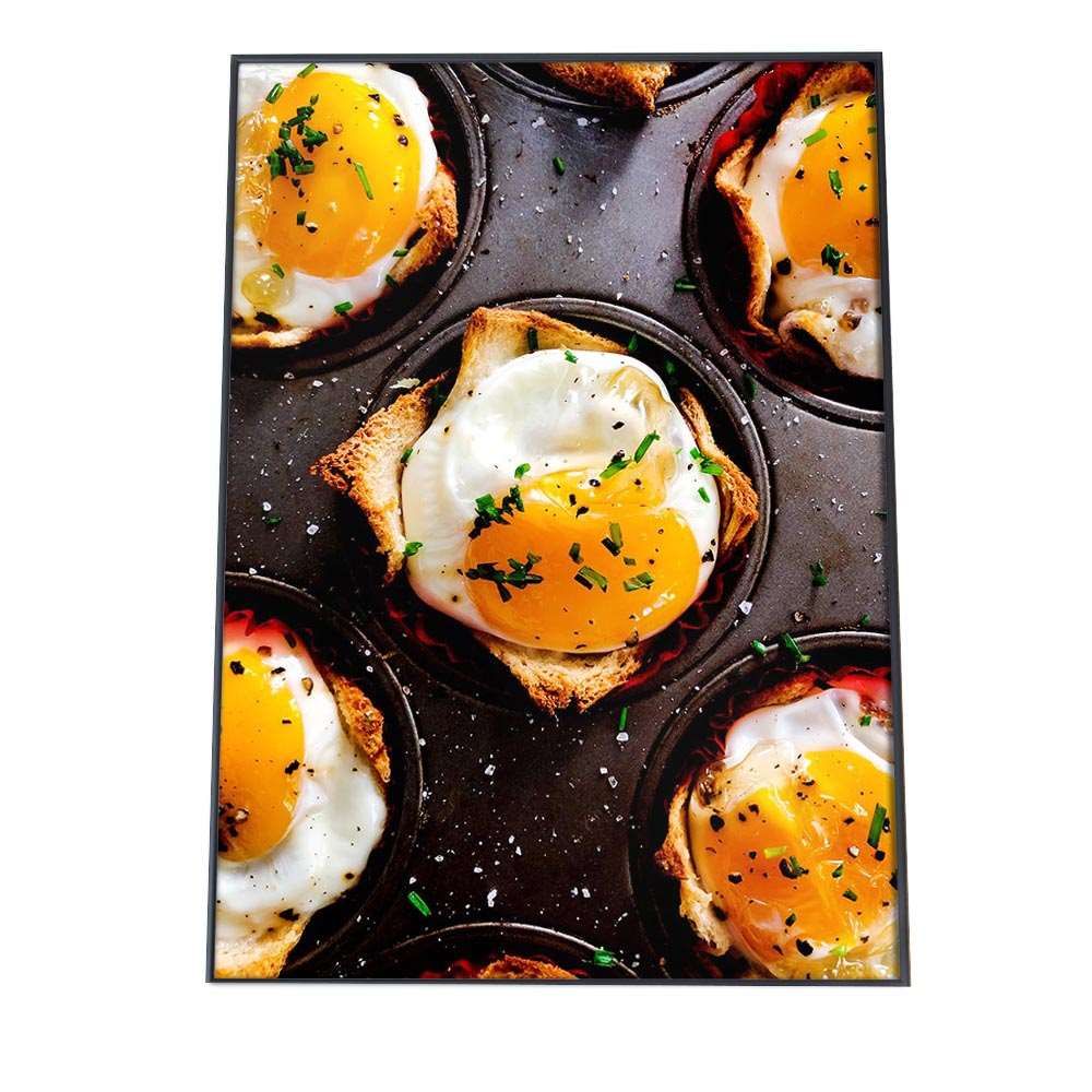 B 約73 x 103 cm an-poster-456 エッグ 料理 食品 ポスター EFPI 絵画 朝食 インテリア スーパー キッチン 旅館 ホテル ロビー 食べ物 フード ドリンク 縦