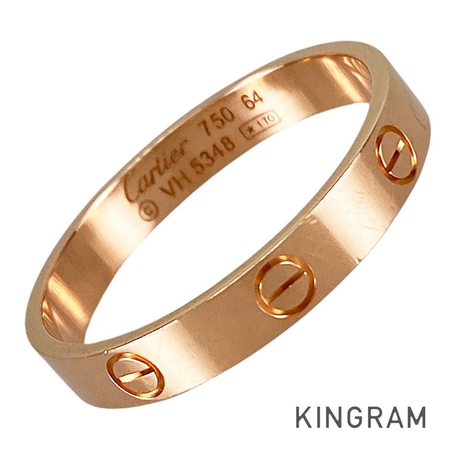 カルティエ Cartier ミニラブ K 18 PG 23 5号 63 64 リング sss