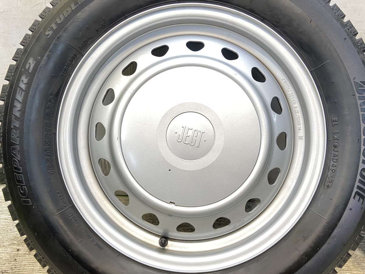 185/65R15 ブリヂストン アイスパートナー2 JECT S7 15x5.5 100/114.3