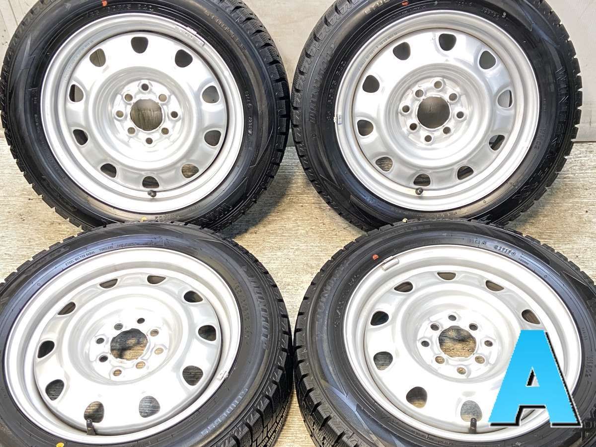 185/60R15 ダンロップ WM02 スタッドレス　中古4本　2022年製 185/60R15 ダンロップ ウィンターマックス WM02 V10 15x6.0 100/114.3