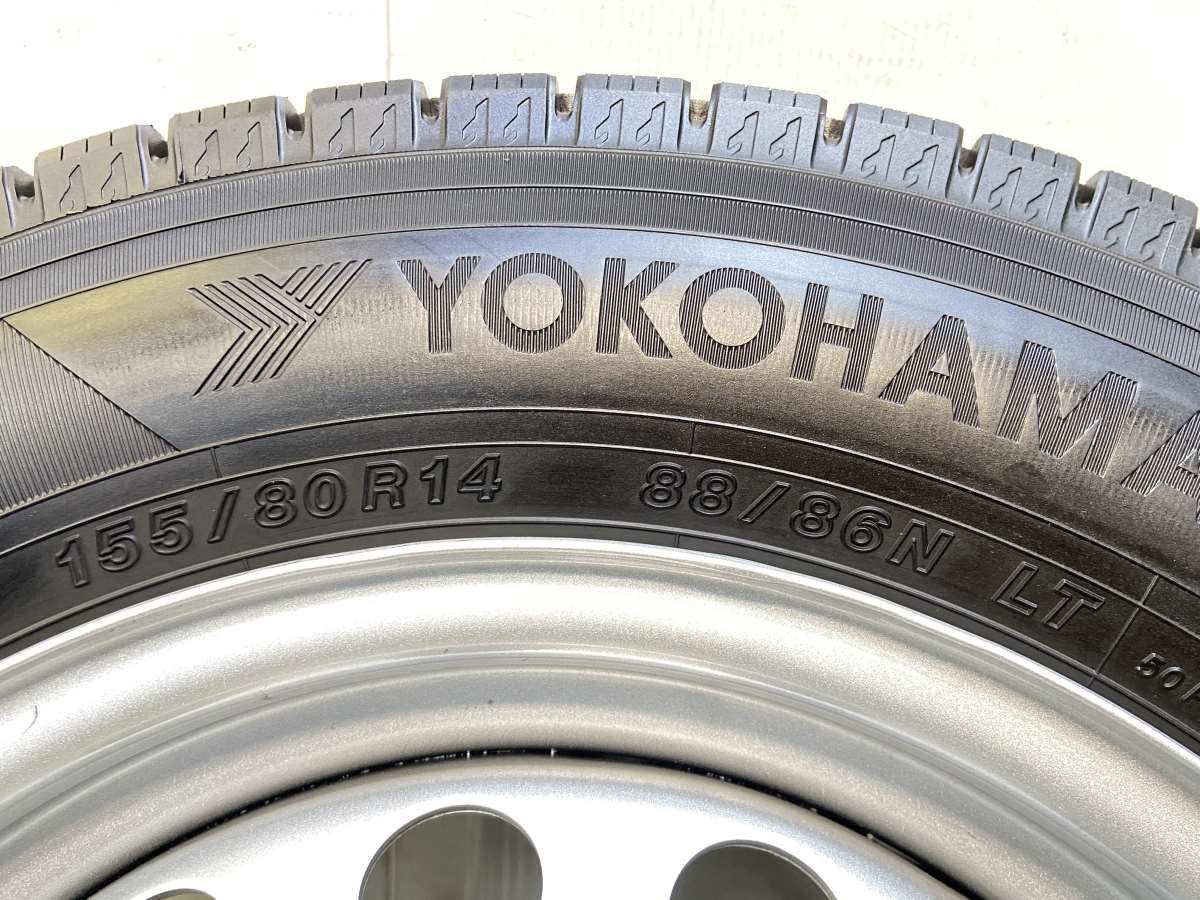  155 80 R 14 88 86 LT ヨコハマ アイスガード iG 91 トヨタ L 10 x 5 0 39 100 4穴 タイヤ スタッドレスタイヤ ホイールセット 4本セット w タイヤ ホイールセット タイヤ ホイール