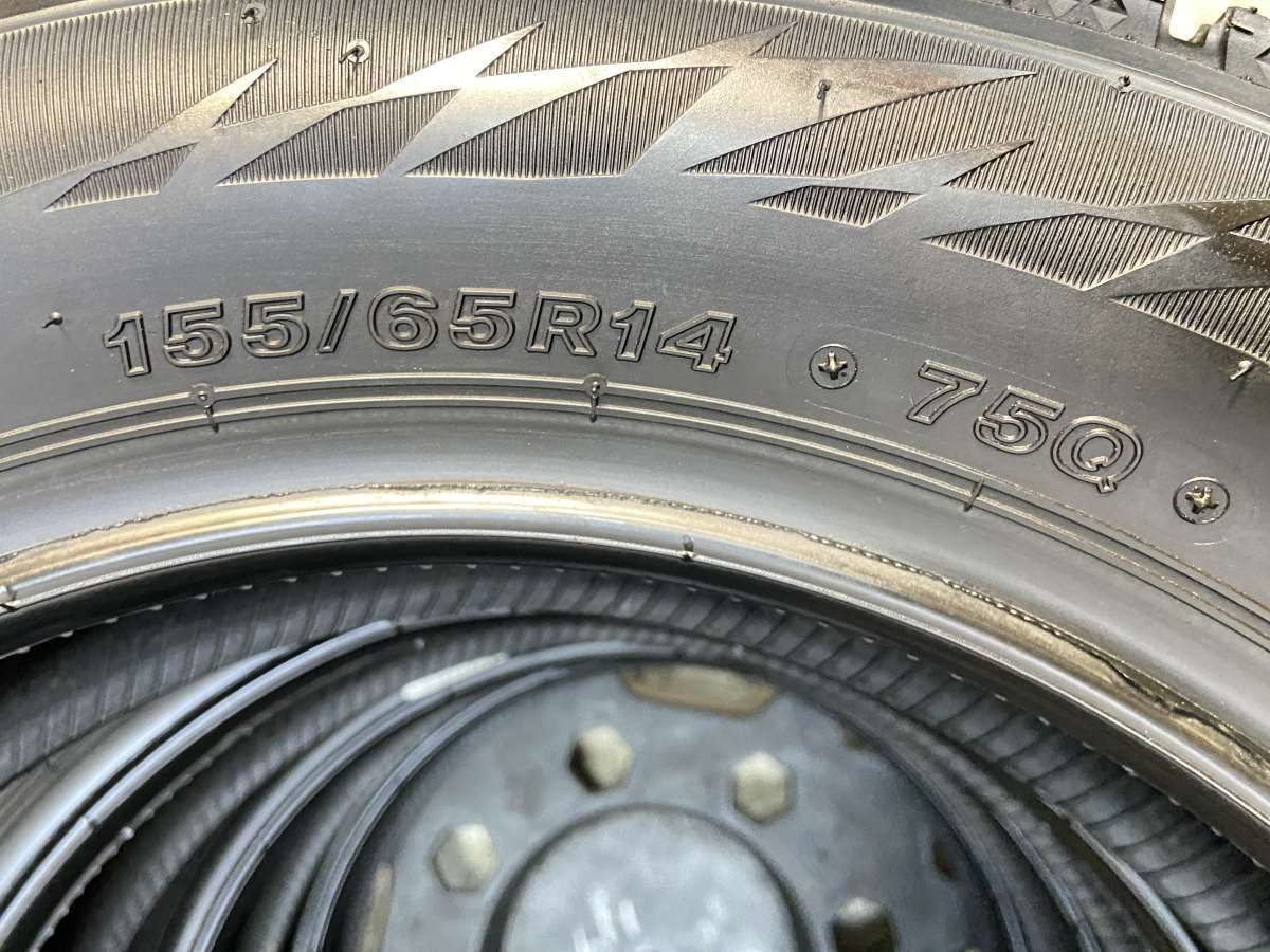 155/65R14 ブリヂストン ブリザック VRX2 中古タイヤ スタッドレス