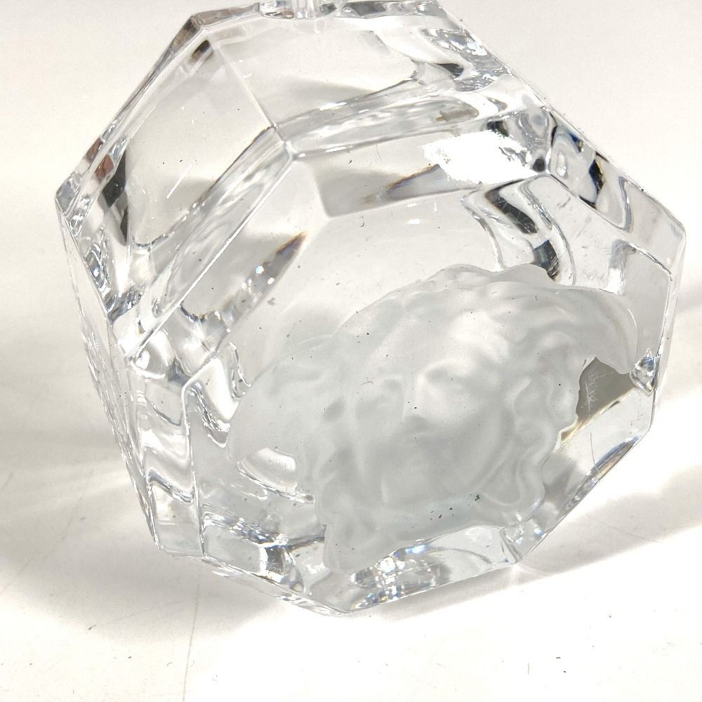 VERSACE ヴェルサーチ 灰皿 メデューサ 7cm ガラス クリア - メルカリ