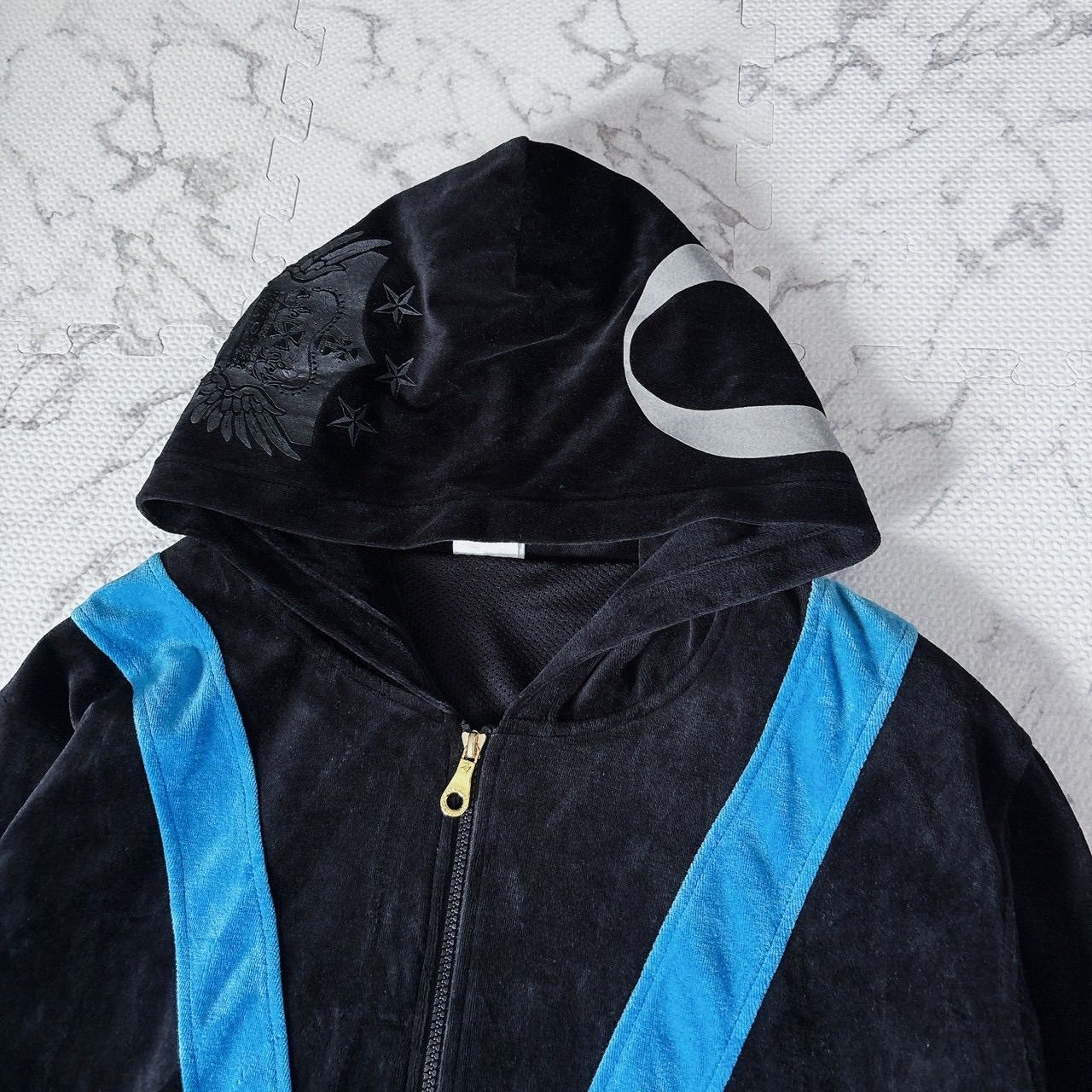 24karats STAY GOLD ZERO ベロア セットアップ ジャージ 上下 刺繍