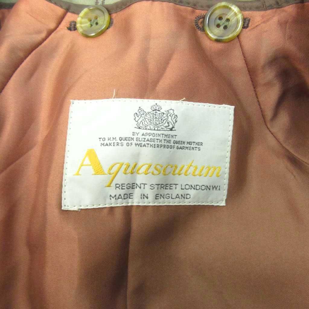 アクアスキュータム AQUASCUTUM ヴィンテージ 70s トレンチコート