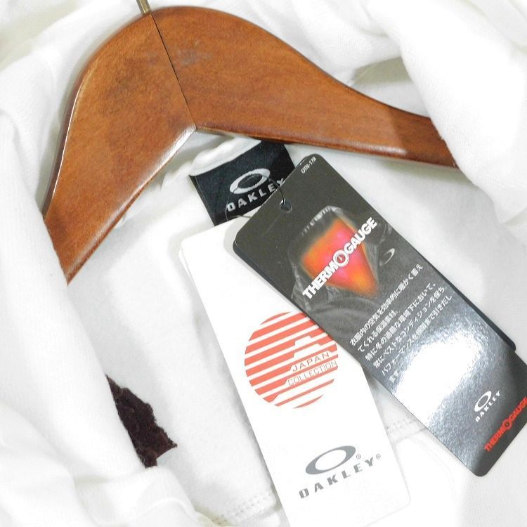 新品 オークリー フーディージップジャケット L 白 ENHANCE TECH SHELL