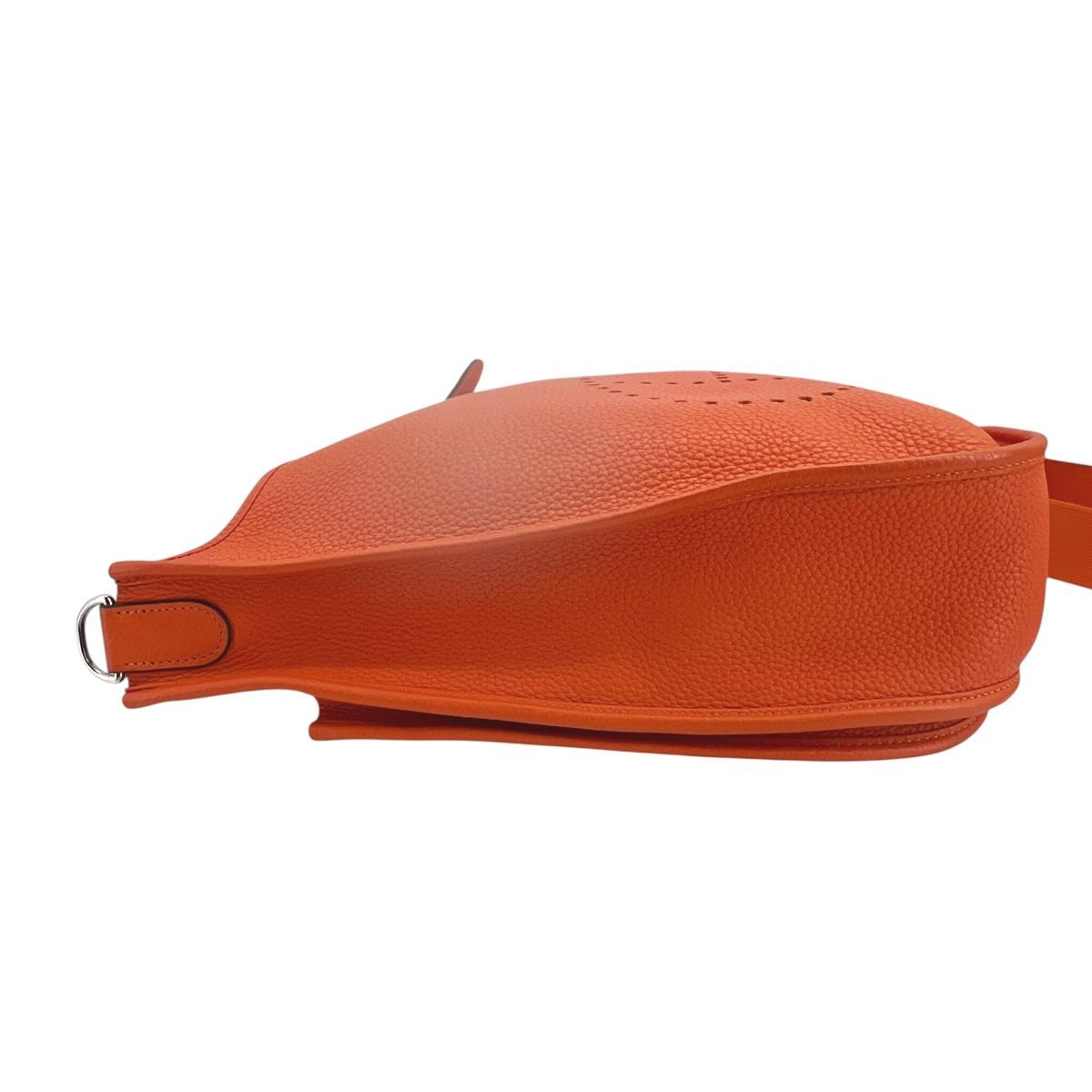 【中古】 HERMES エルメス エブリン3 GM  トリヨン オレンジ SV金具 ショルダーバッグ  レザー Hロゴ ▢R 2014年 メンズ レディース  25036462 HO 中古】 HERMES エルメス エブリン3 GM トリヨン オレンジ SV金具