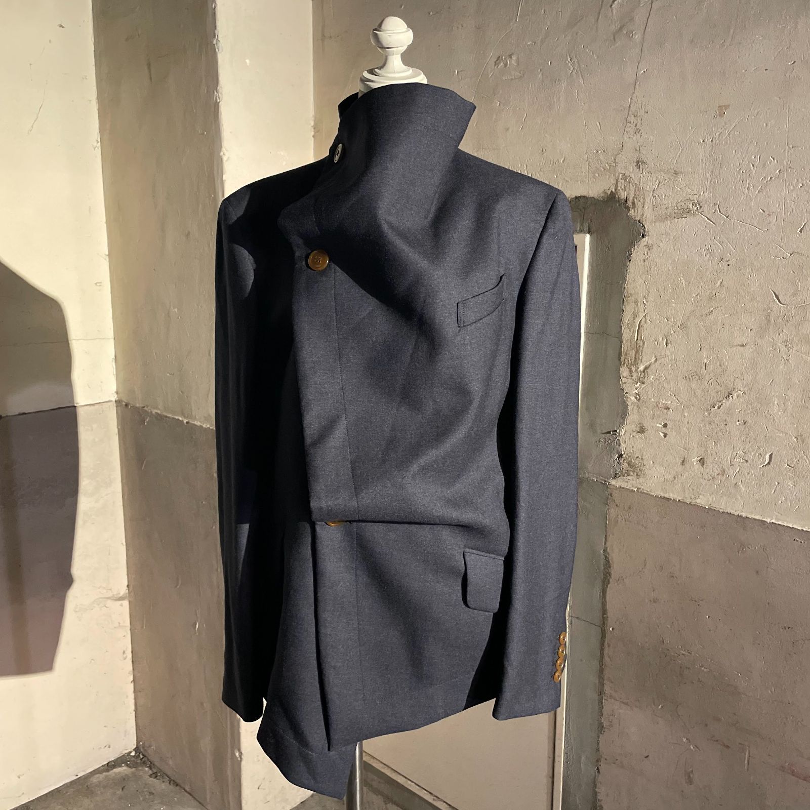 Vivienne Westwood MAN ビッグカラー ドレープジャケット ヴィヴィアン
