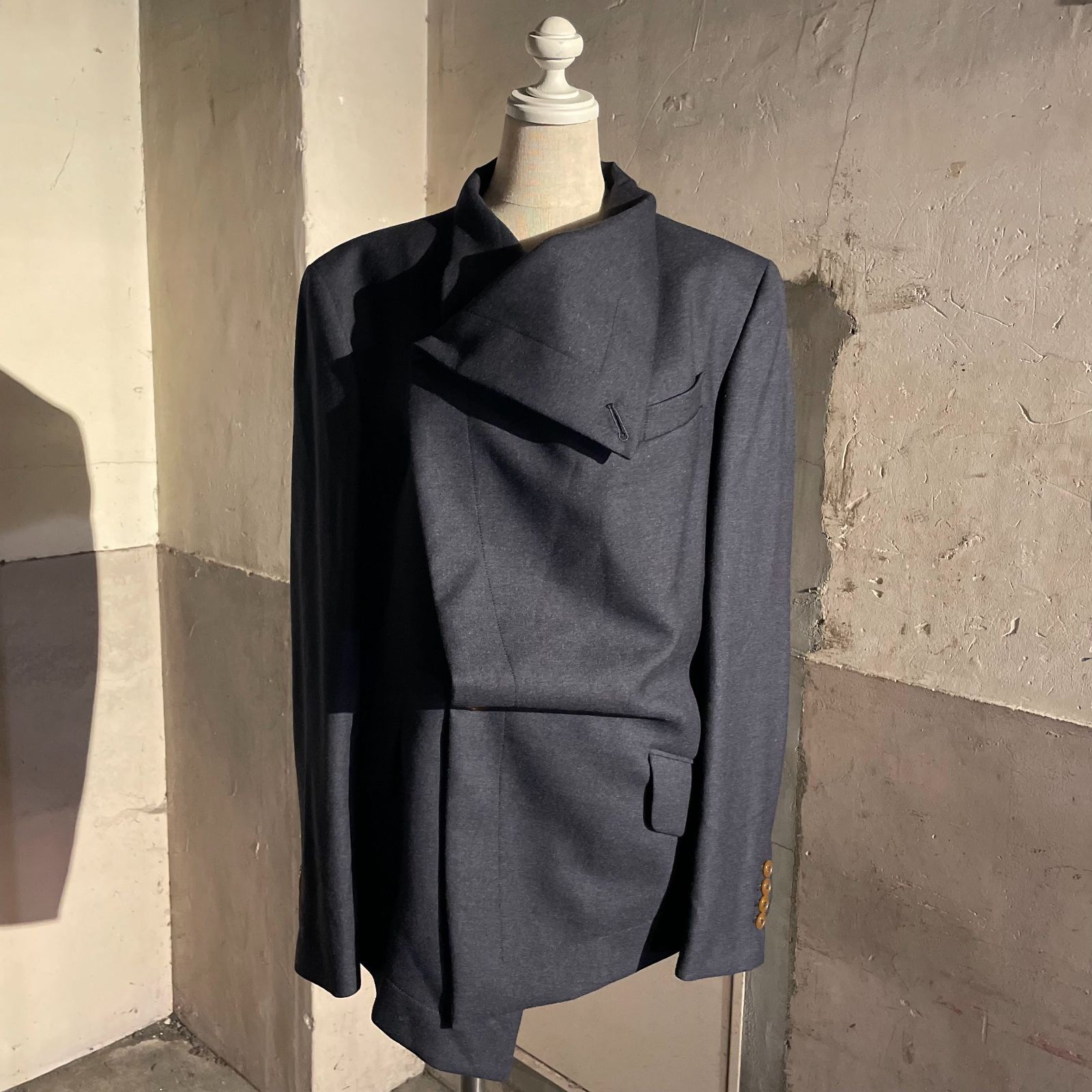 Vivienne Westwood MAN ビッグカラー ドレープジャケット ヴィヴィアン