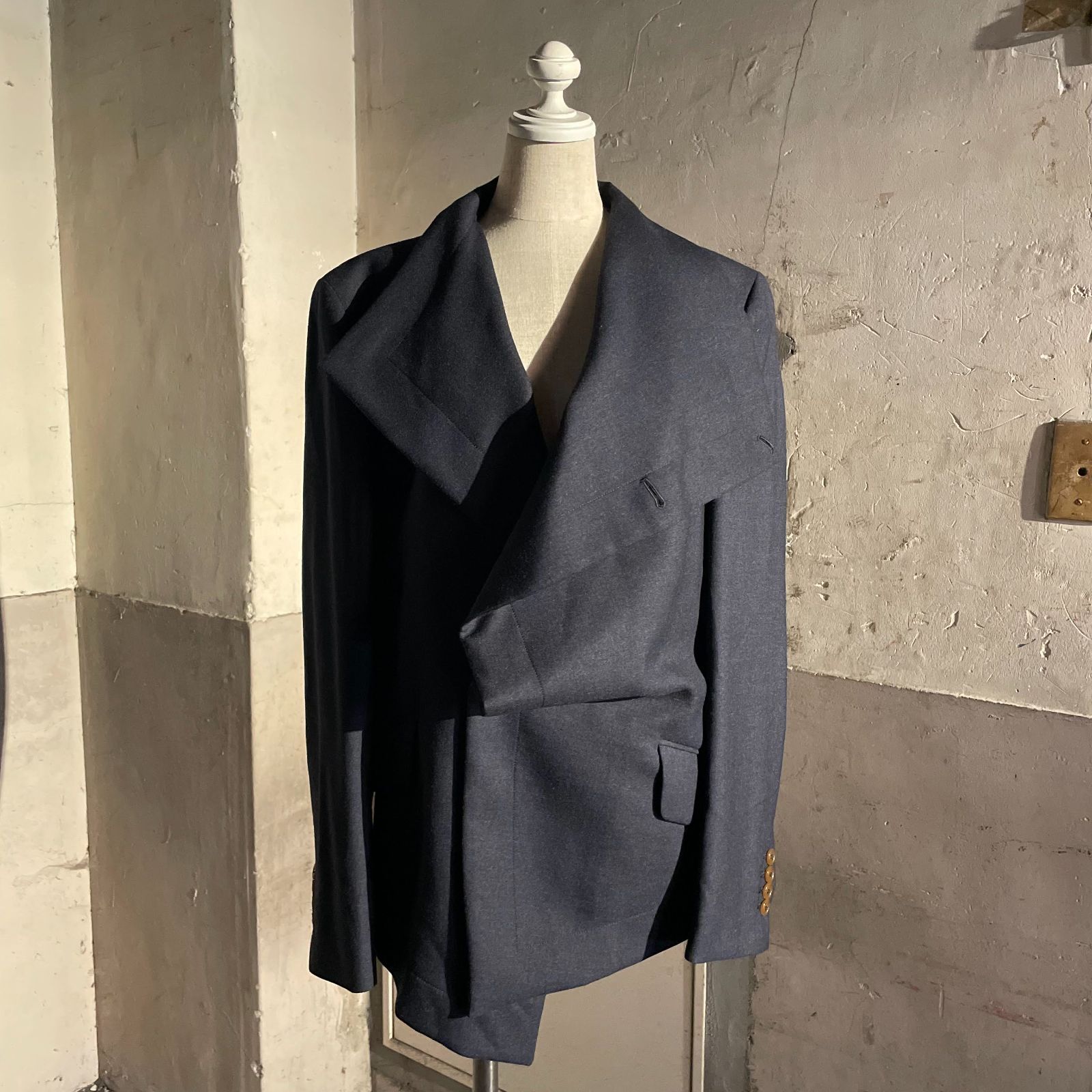 Vivienne Westwood MAN ビッグカラー ドレープジャケット ヴィヴィアン