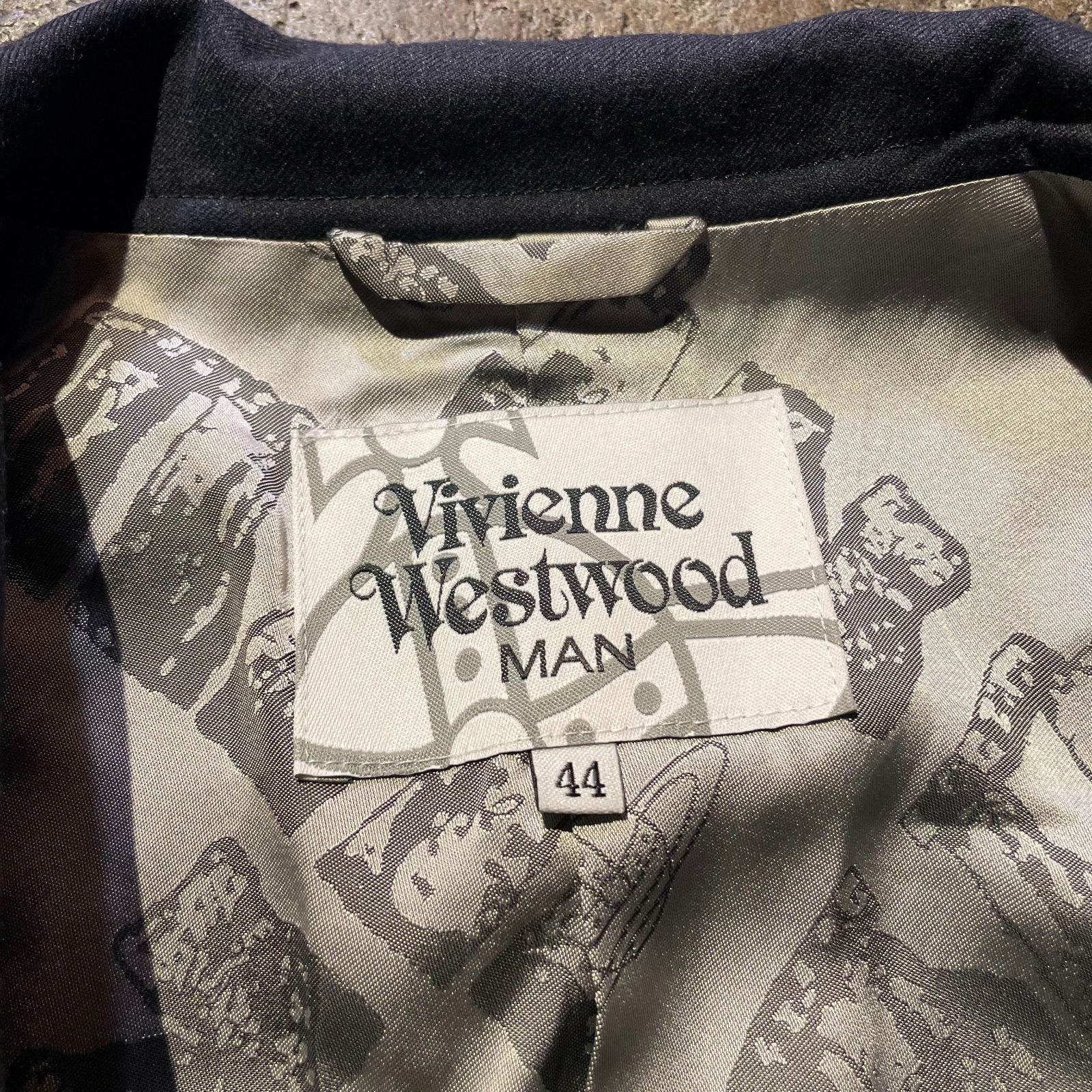 Vivienne Westwood MAN ビッグカラー ドレープジャケット ヴィヴィアン