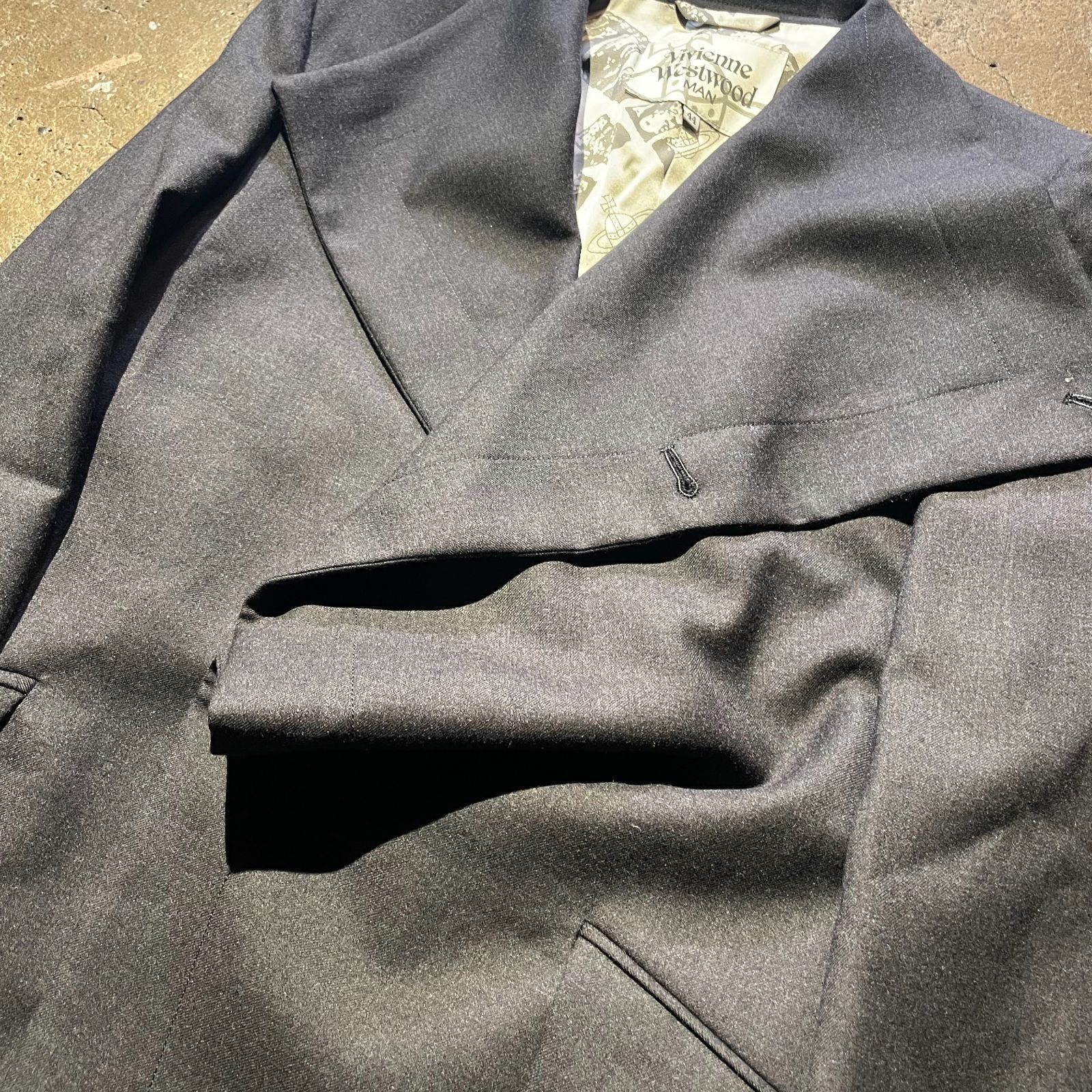 Vivienne Westwood MAN ビッグカラー ドレープジャケット ヴィヴィアン