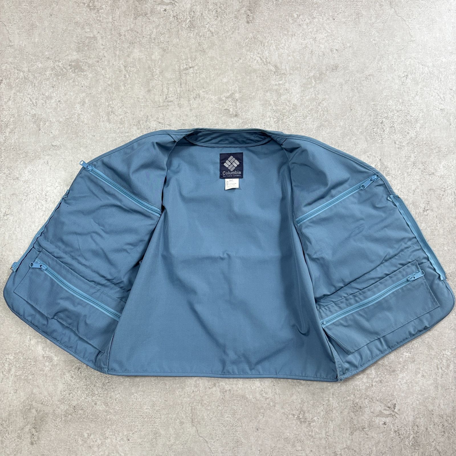 90s Columbia Cameraman Vest 【 blue 】 コロンビア カメラマンベスト