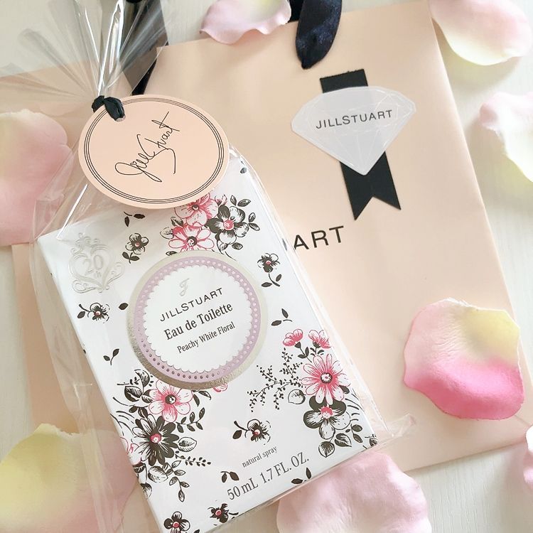 ジルスチュアート ピーチー ホワイトフローラル オードトワレ ギフト