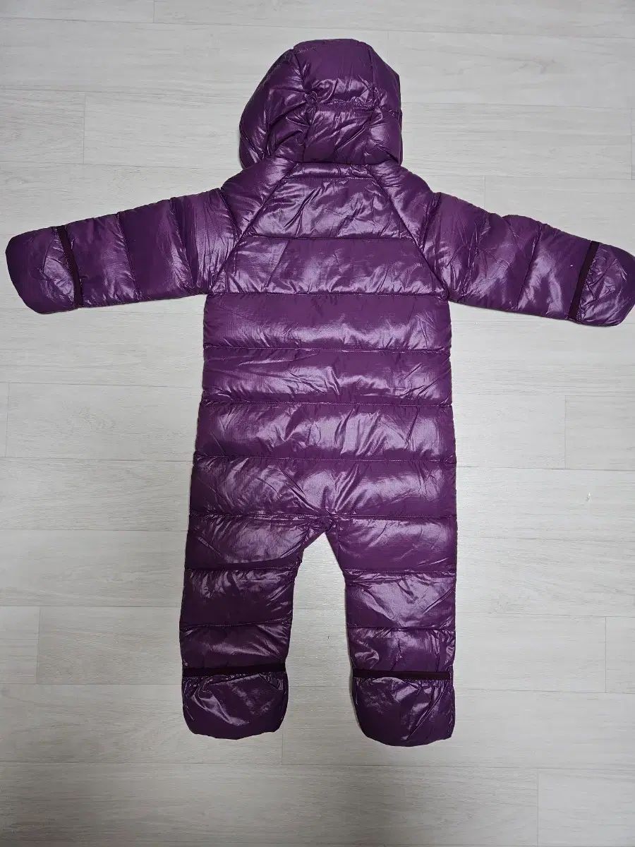 パタゴニア ベイビー 宇宙服 PURPLE パープル ダウン オールインワン