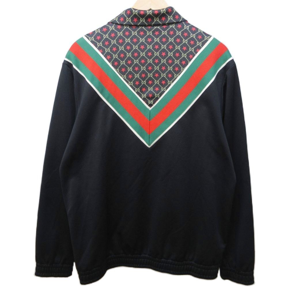 GUCCI / ジャージ/S/ポリエステル/BLK/575734 グッチ GUCCI 19AW 575734 GGスター オーバーサイズ ジャージー