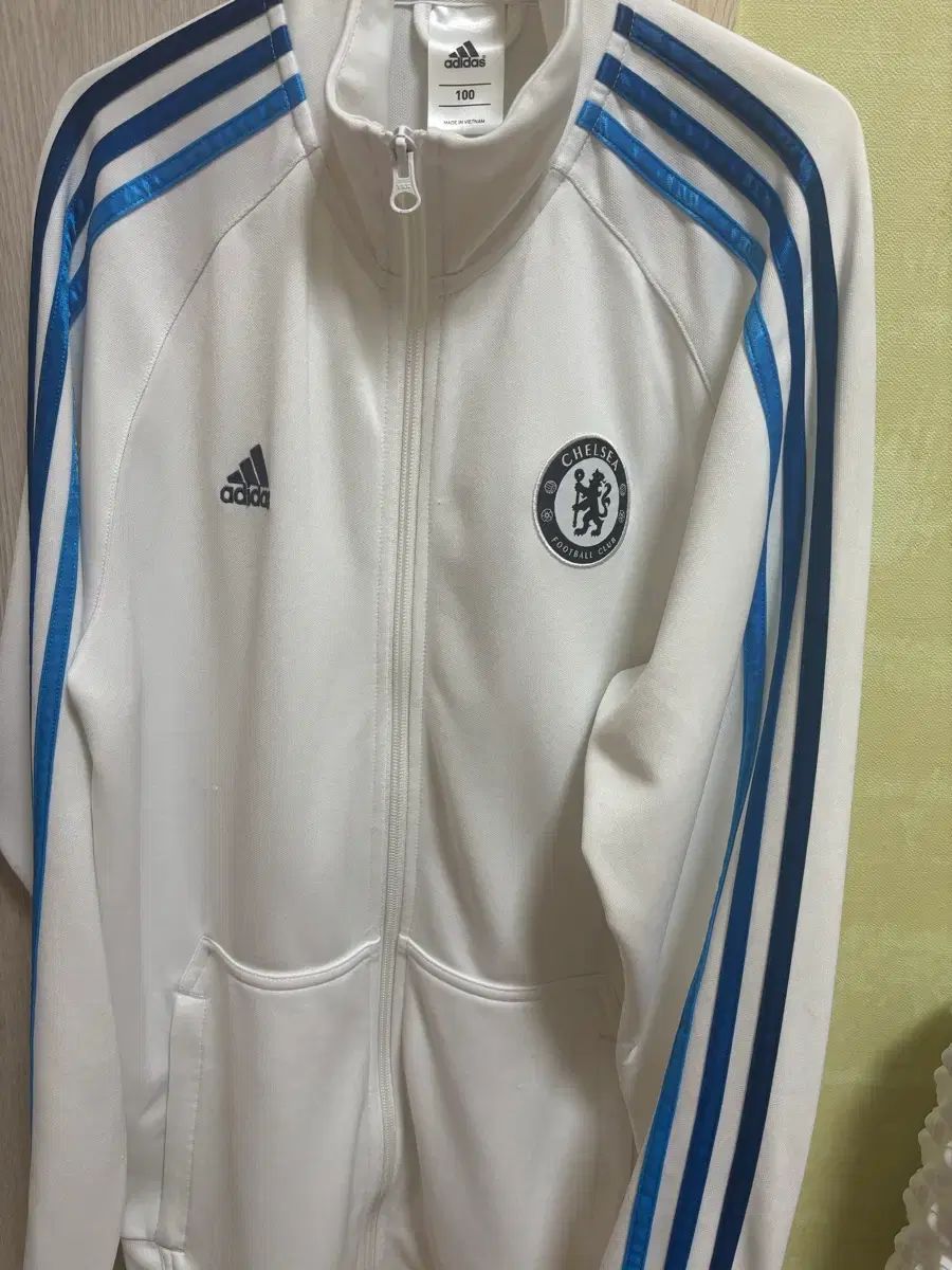 adidas アディダス チェルシー ジャージ 白 青 ヴィンテージ