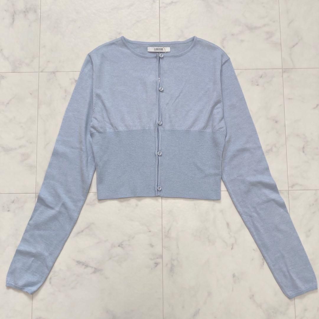 新品タグ付き LIBJOIE カシミヤシルクブレンド ショートカラー