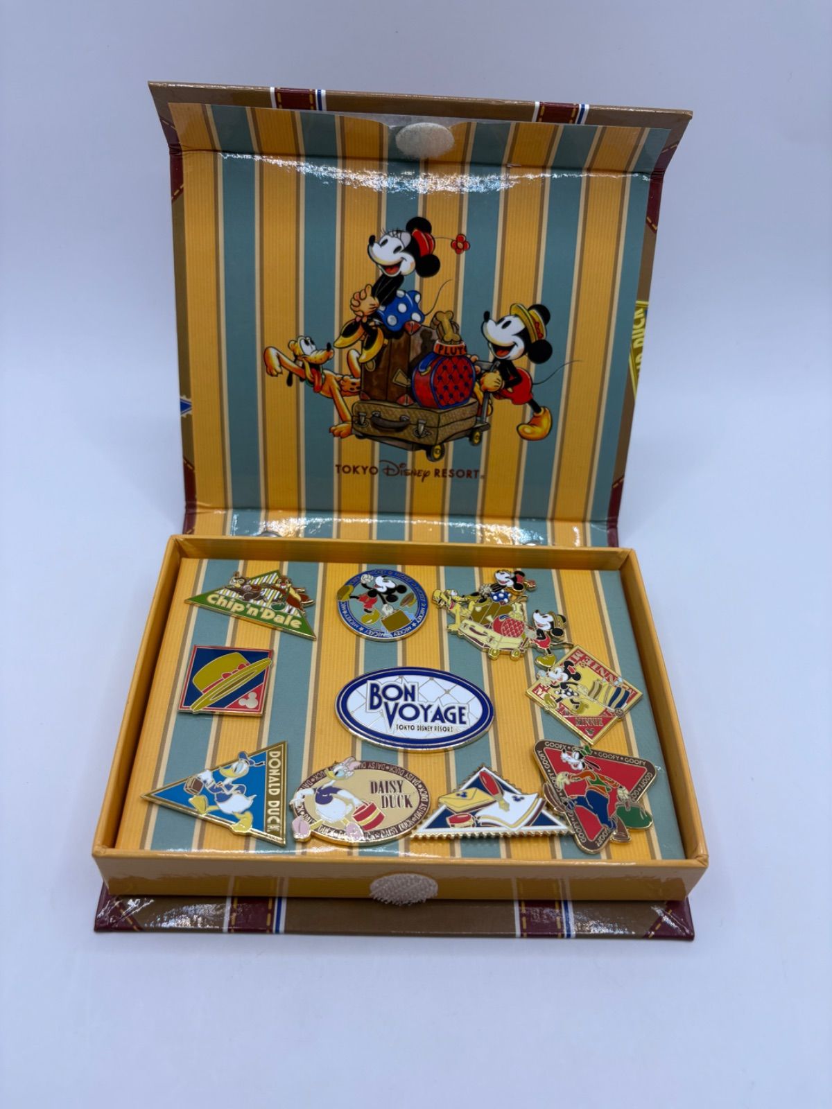 ピンバッジ良品】東京ディズニーリゾート BON VOYAGE ピンバッジ