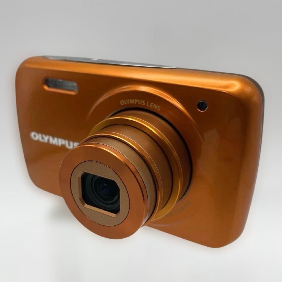 美品・動作OK】OLYMPUS VH-210 オレンジ 3Dフォト/1400万画素/光学5