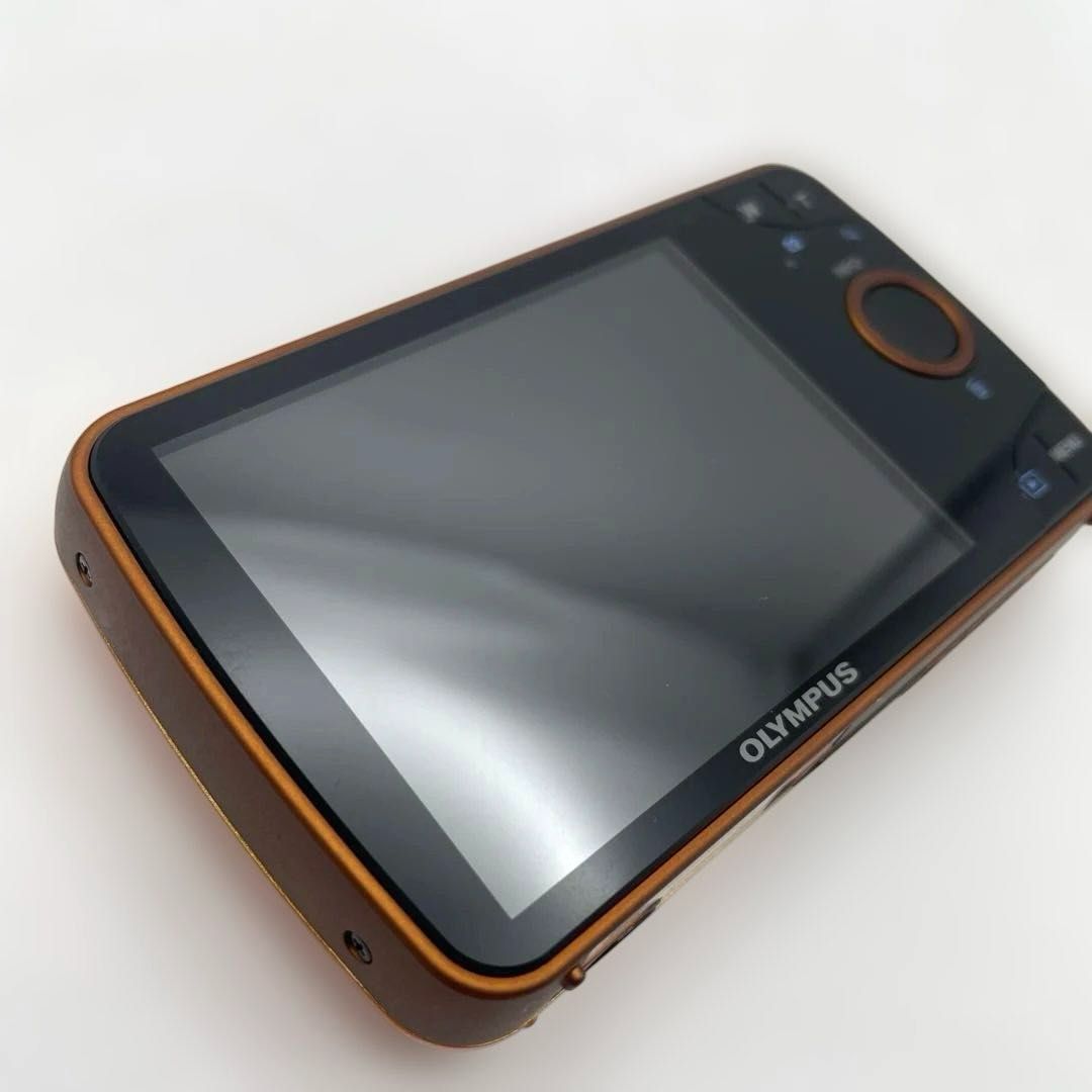 美品・動作OK】OLYMPUS VH-210 オレンジ 3Dフォト/1400万画素/光学5