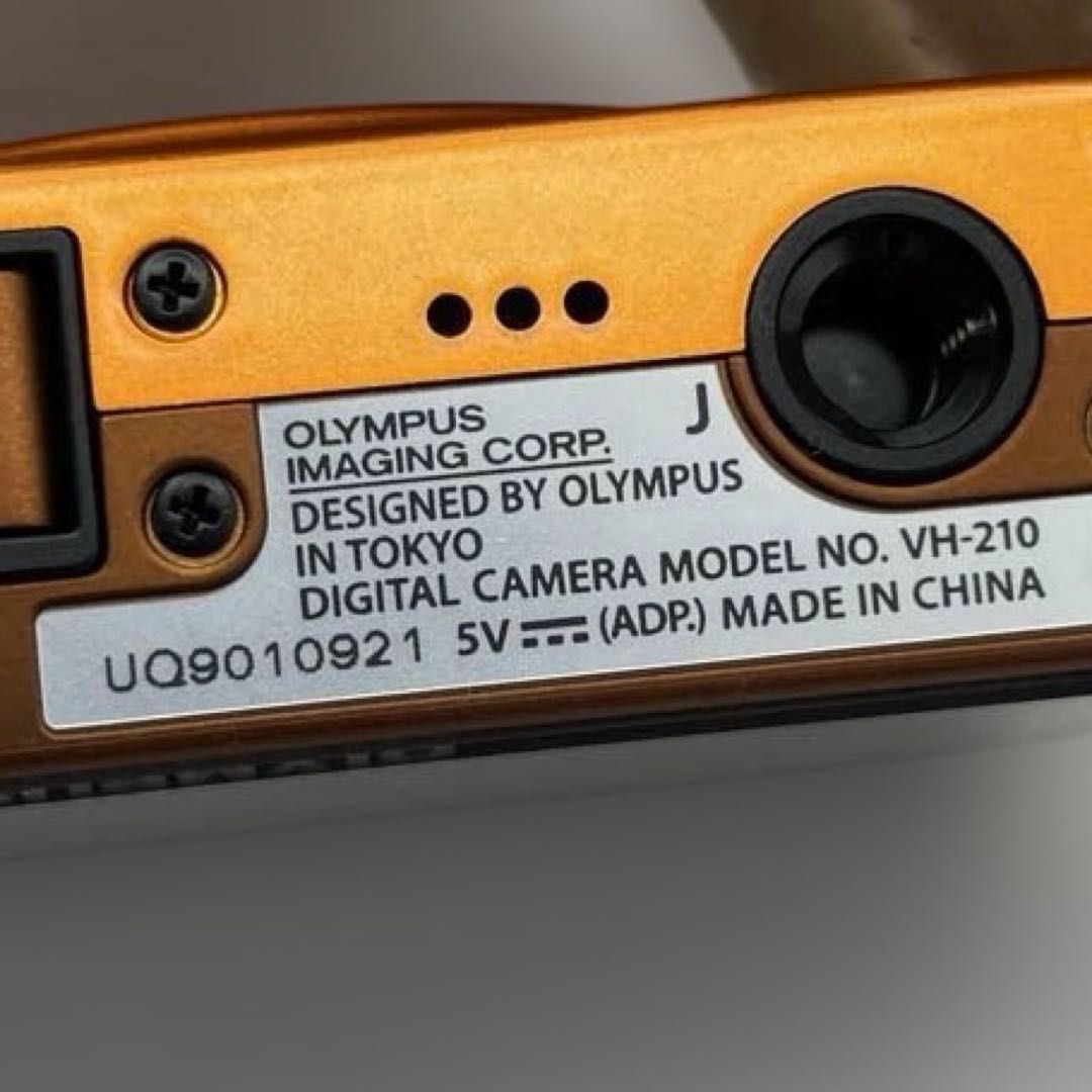 美品・動作OK】OLYMPUS VH-210 オレンジ 3Dフォト/1400万画素/光学5