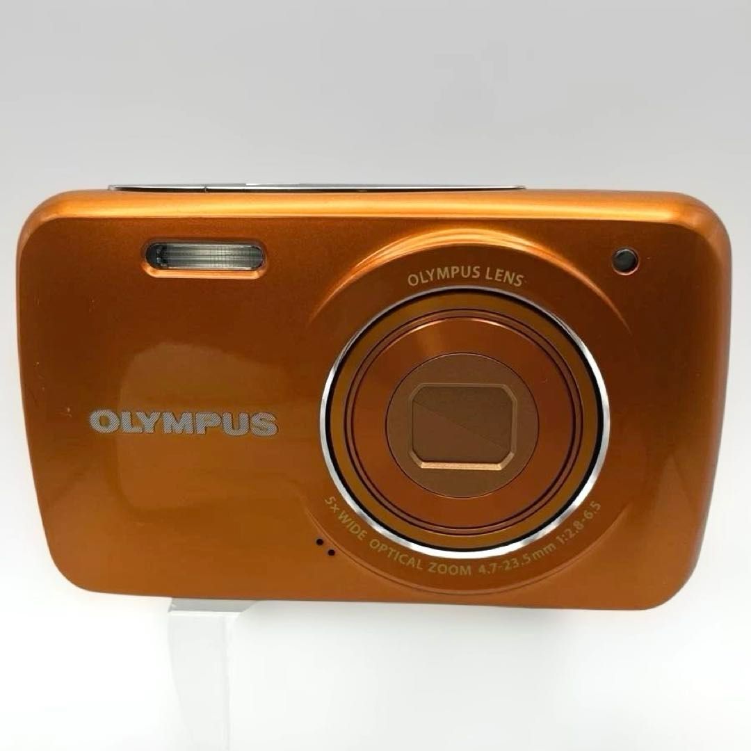美品・動作OK】OLYMPUS VH-210 オレンジ 3Dフォト/1400万画素/光学5