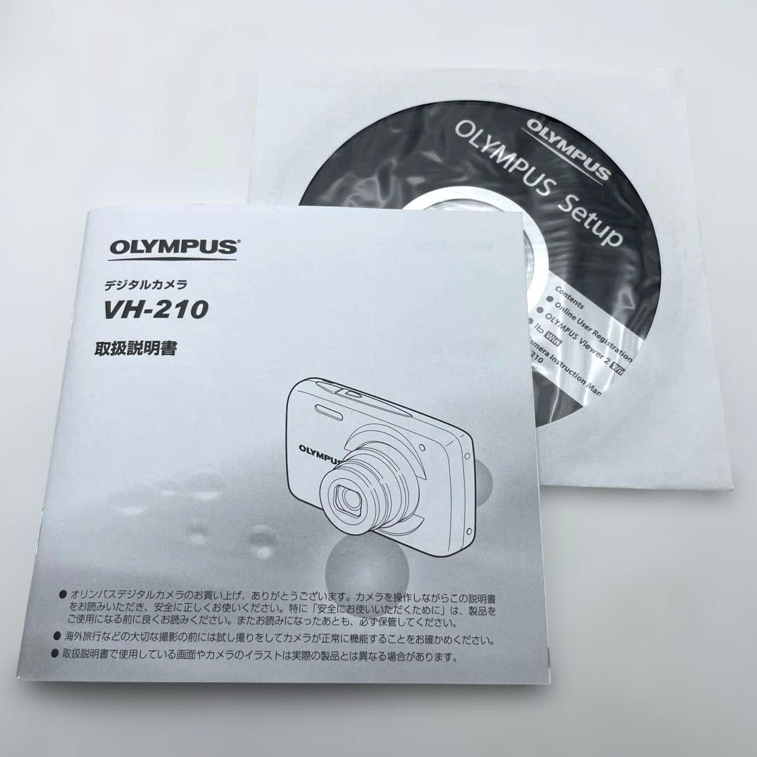 美品・動作OK】OLYMPUS VH-210 オレンジ 3Dフォト/1400万画素/光学5