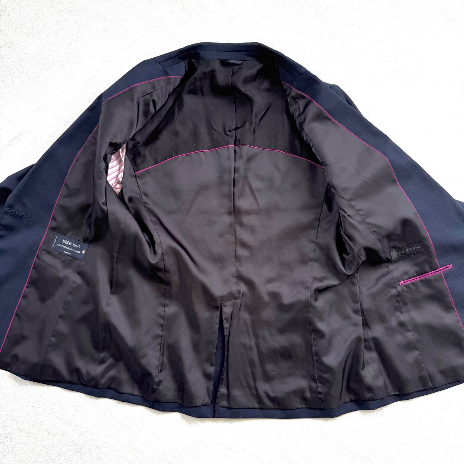 美品・上15下13・REDA✨ヒルトン パンツ スーツ セットアップ ウール