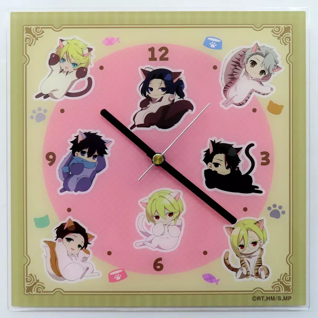 中古】置き時計・掛け時計 集合 アクリル時計 「くじ引き堂 TVアニメ