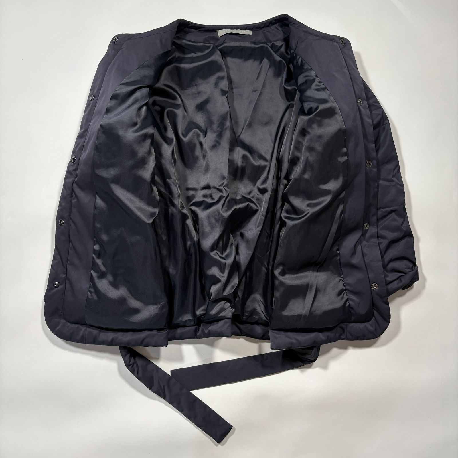 美品 theory luxe セオリーリュクス ダウンジャケット ノーカラー