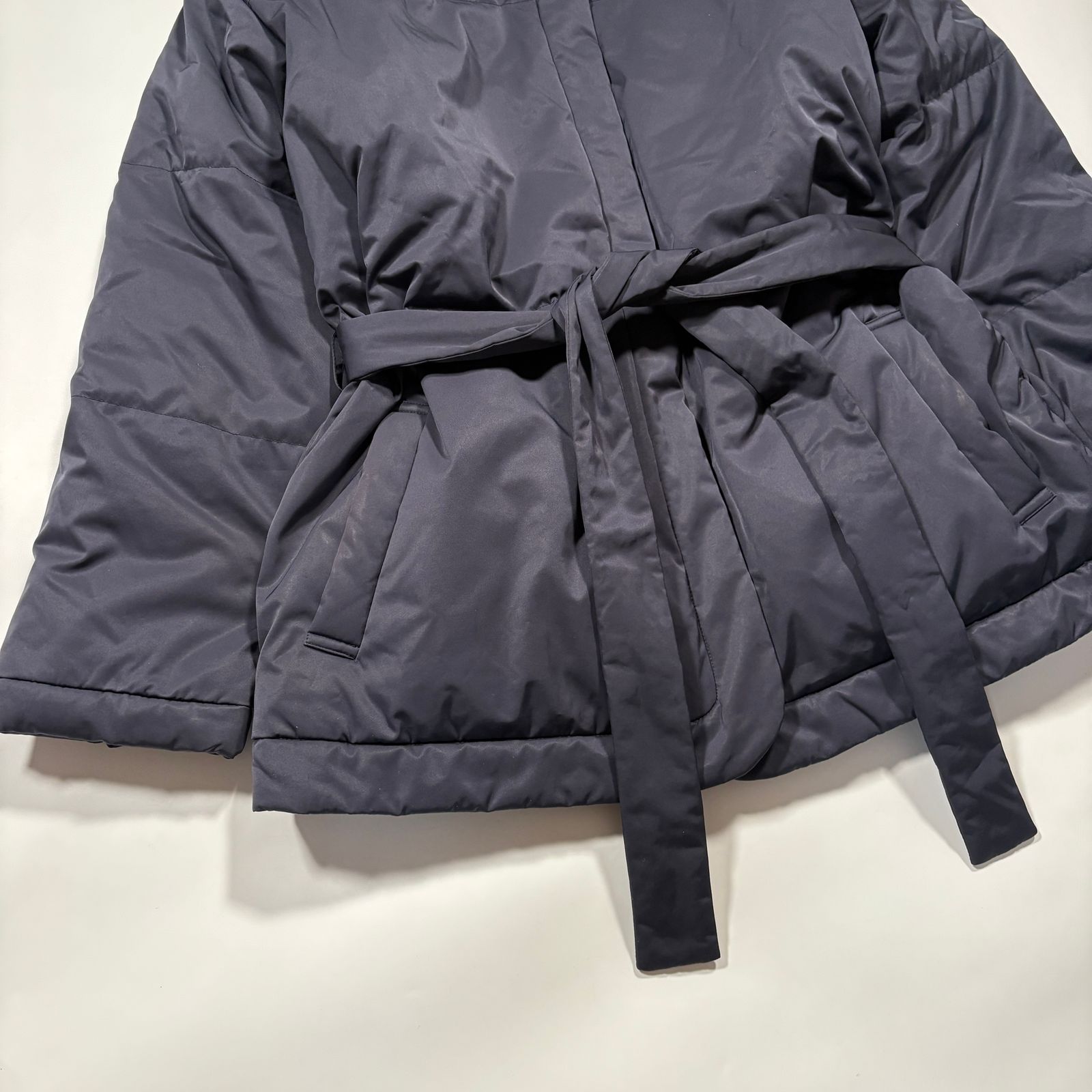 美品 theory luxe セオリーリュクス ダウンジャケット ノーカラー