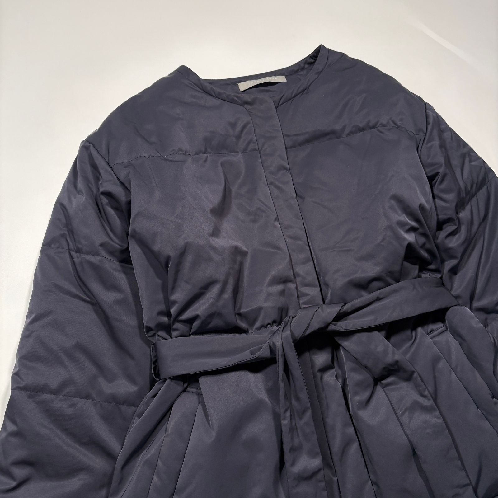 美品 theory luxe セオリーリュクス ダウンジャケット ノーカラー